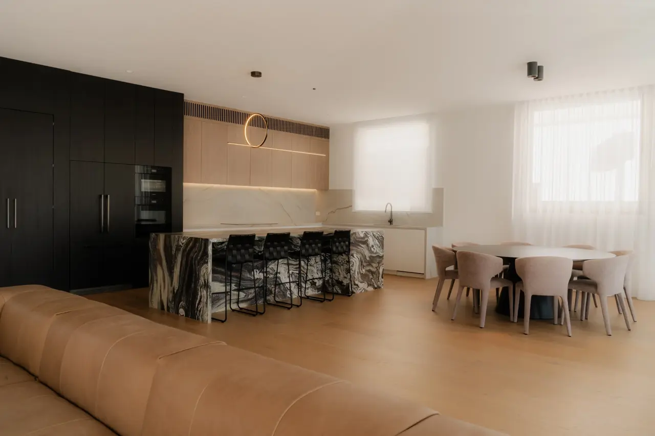 Luxury Melbourne home renovation with modern interior design